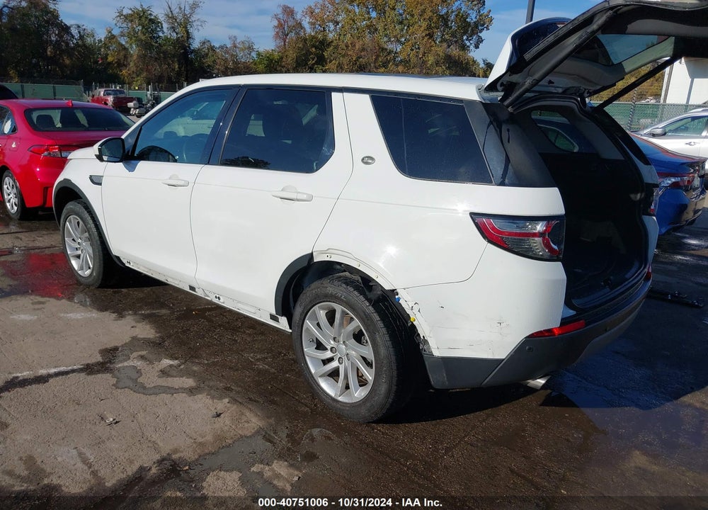 2016 LAND ROVER DISCOVERY SPORT HSE VIN: SALCR2BG6GH612197