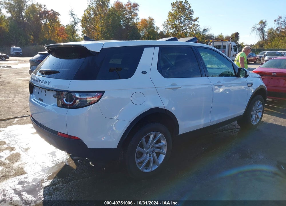 2016 LAND ROVER DISCOVERY SPORT HSE VIN: SALCR2BG6GH612197