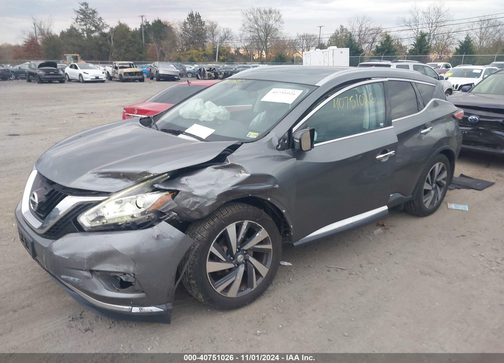 2015 NISSAN MURANO PLATINUM VIN: 5N1AZ2MHXFN211901