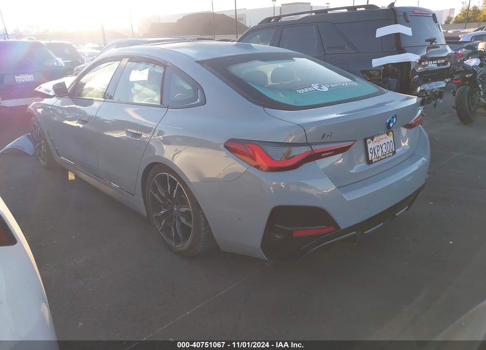 2024 BMW I4 M50 VIN: WBY33AW09RFR97624