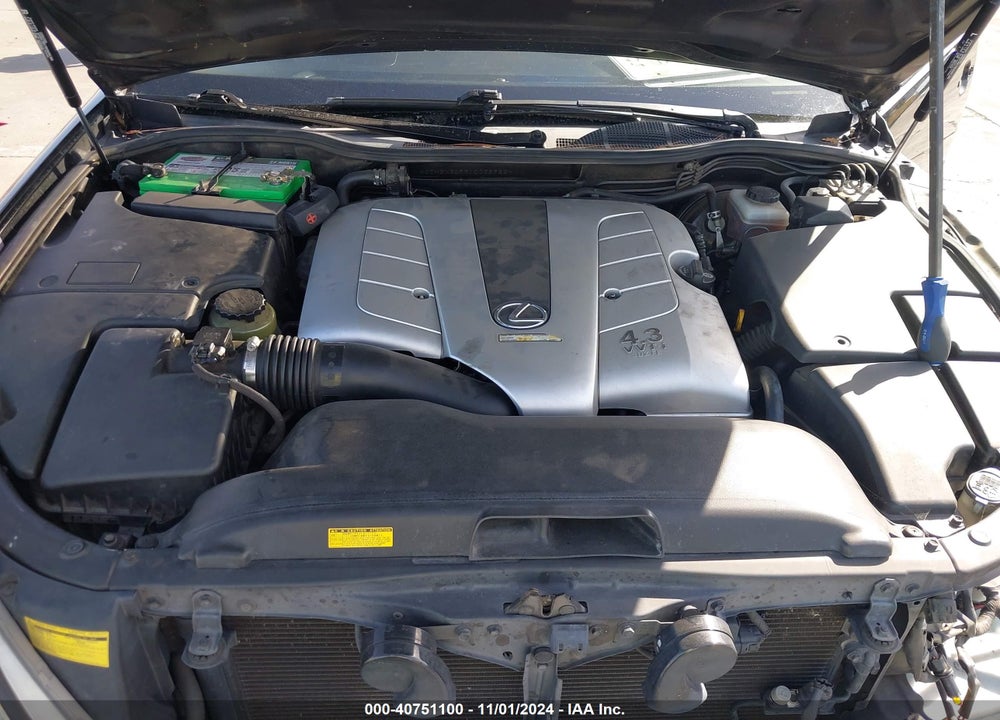 2001 LEXUS LS 430 VIN: JTHBN30F310038922