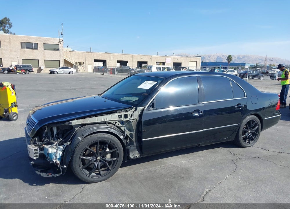 2001 LEXUS LS 430 VIN: JTHBN30F310038922
