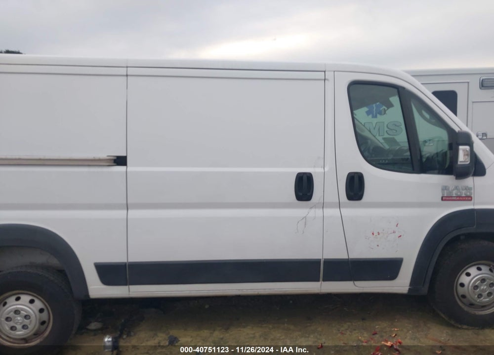 2019 RAM PROMASTER 1500 LOW ROOF 136 WB VIN: 3C6TRVAG1KE532838
