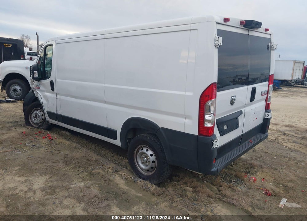 2019 RAM PROMASTER 1500 LOW ROOF 136 WB VIN: 3C6TRVAG1KE532838