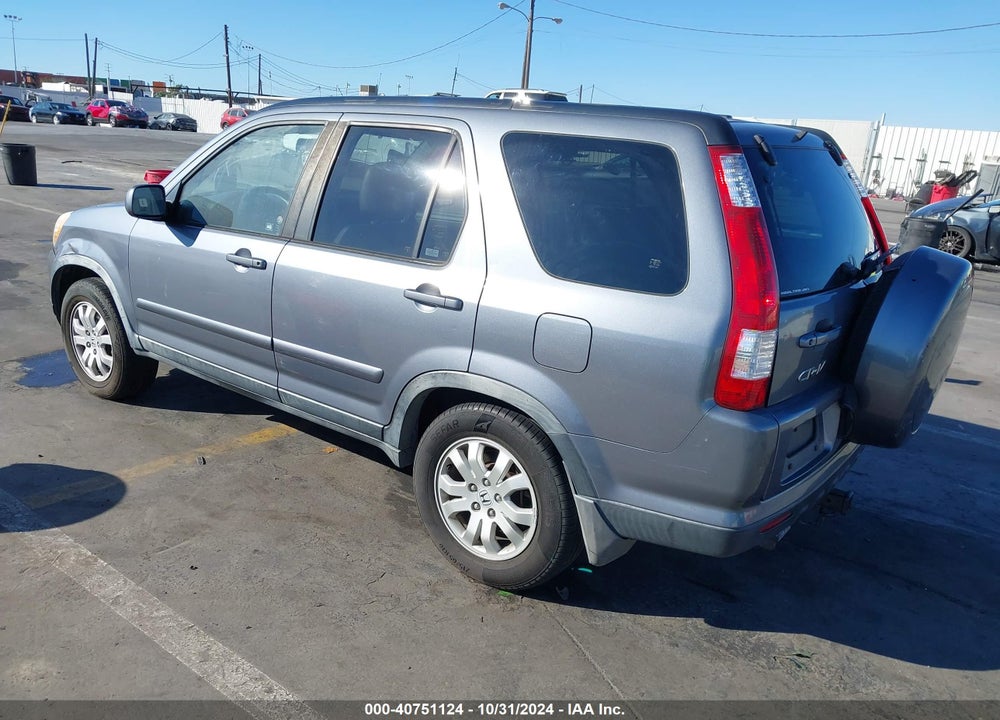 2006 HONDA CR-V SE VIN: JHLRD78996C009264