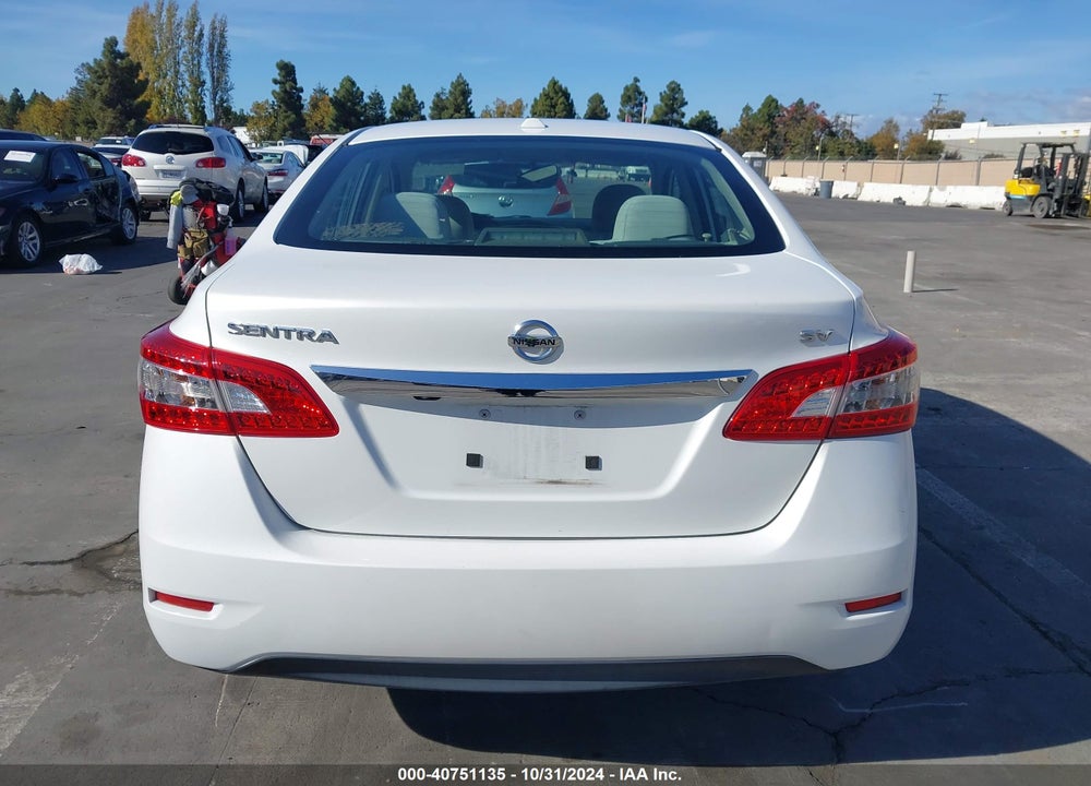 2015 NISSAN SENTRA SV VIN: 3N1AB7AP8FL696138