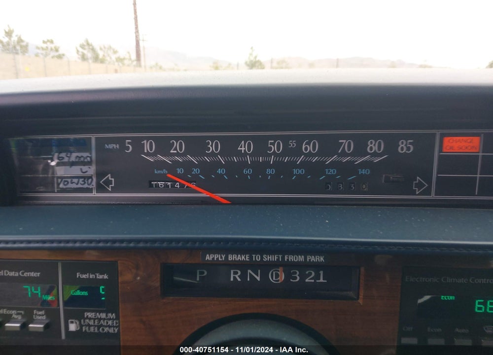 1993 CADILLAC DEVILLE VIN: 1G6CD53B1P4310661