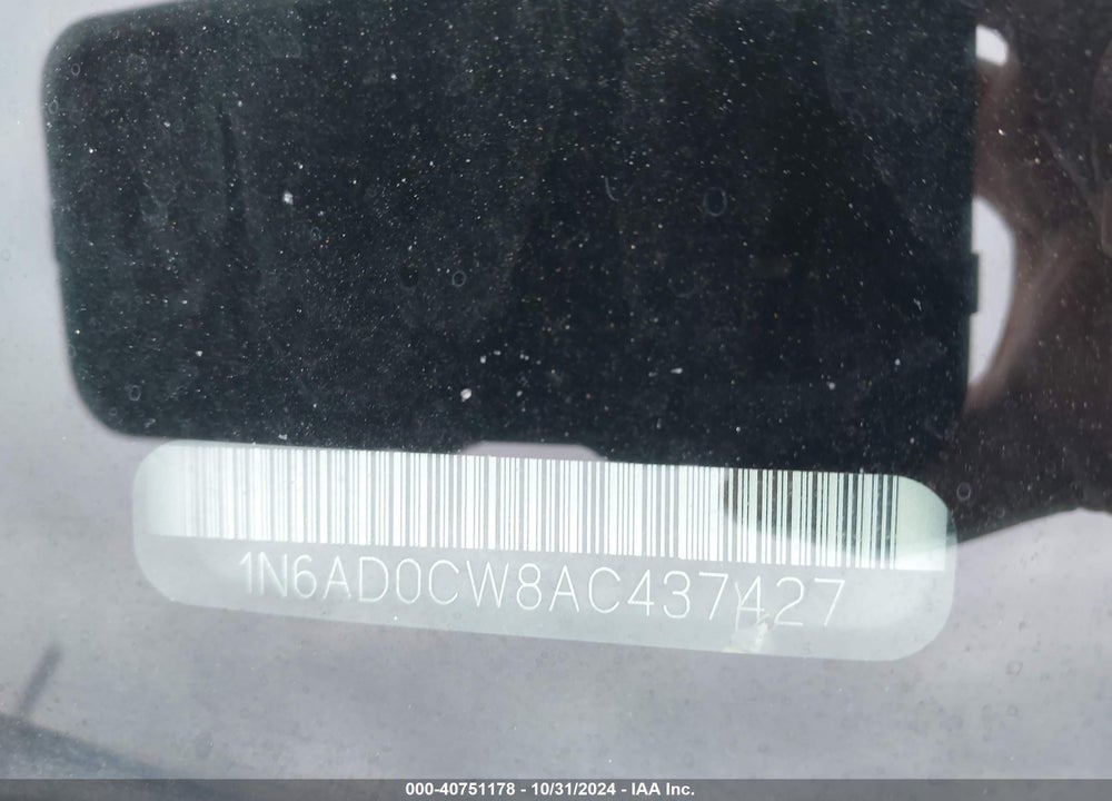 2010 NISSAN FRONTIER SE VIN: 1N6AD0CW8AC437427