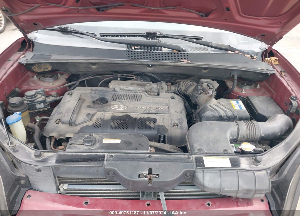 2007 HYUNDAI TUCSON GLS VIN: KM8JM12B67U648907