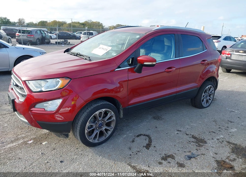 2020 FORD ECOSPORT TITANIUM VIN: MAJ6S3KL5LC332540