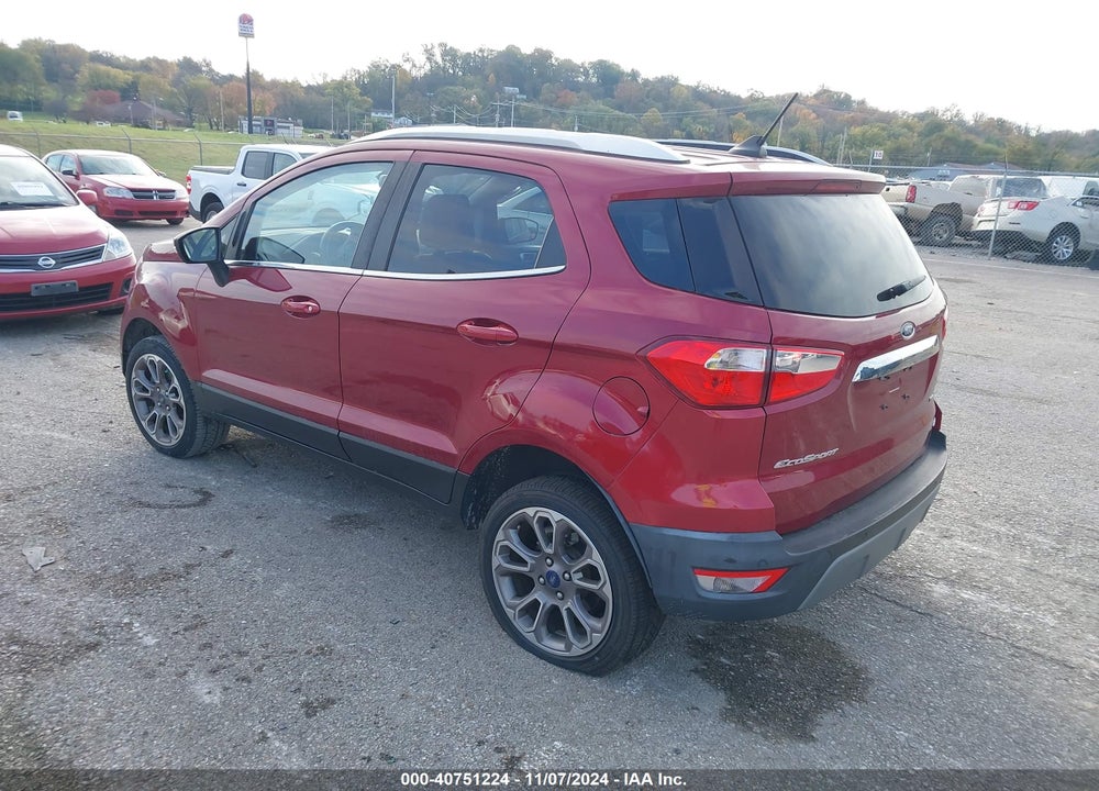 2020 FORD ECOSPORT TITANIUM VIN: MAJ6S3KL5LC332540