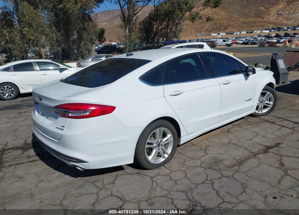 2018 FORD FUSION HYBRID SE VIN: 3FA6P0LU8JR253210