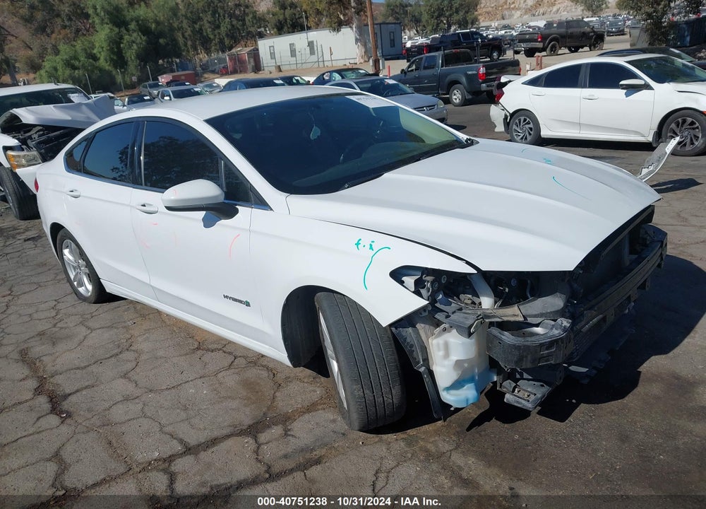2018 FORD FUSION HYBRID SE VIN: 3FA6P0LU8JR253210