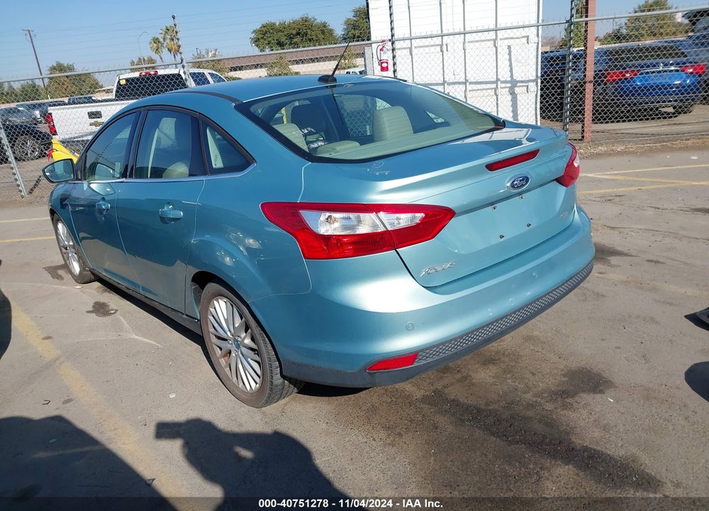 2012 FORD FOCUS SEL VIN: 1FAHP3H23CL222594