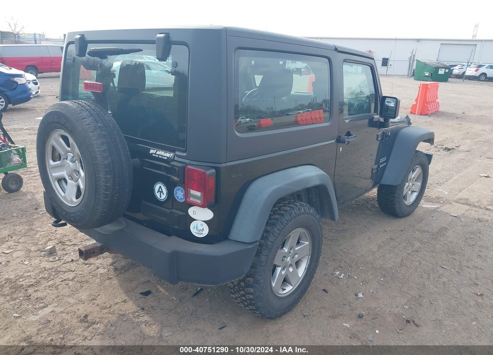 2012 JEEP WRANGLER SPORT VIN: 1C4AJWAG5CL190364