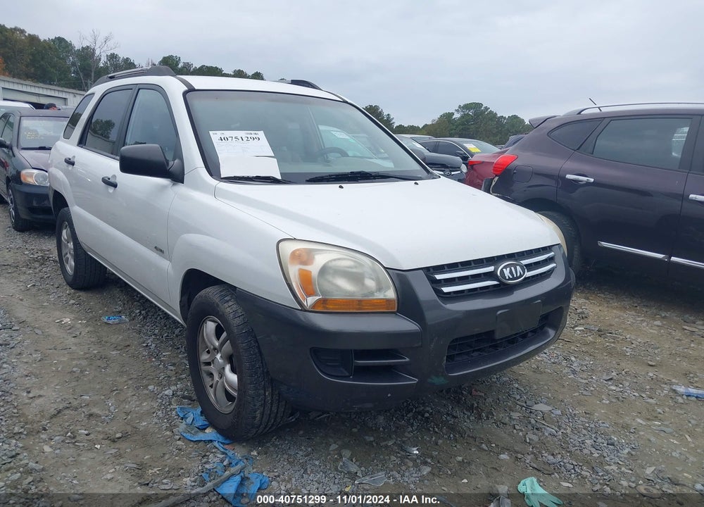 2007 KIA SPORTAGE LX V6 VIN: KNDJE723077348100
