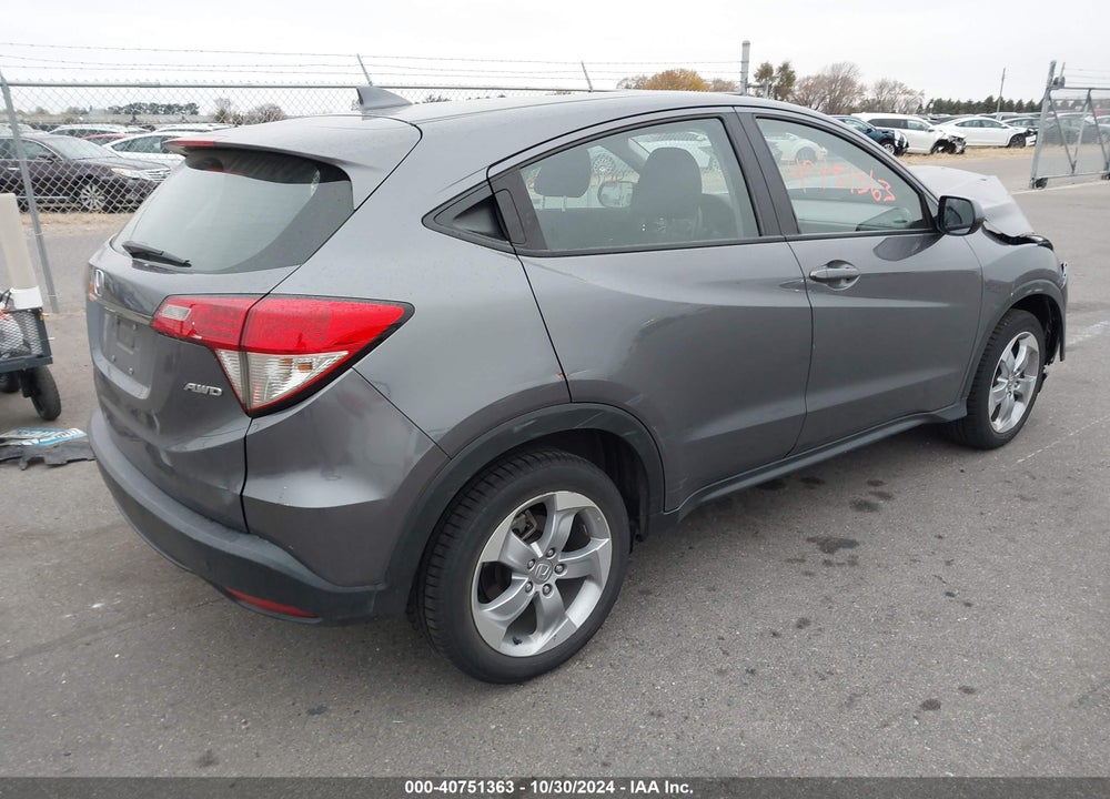2019 HONDA HR-V LX VIN: 3CZRU6H34KG713361
