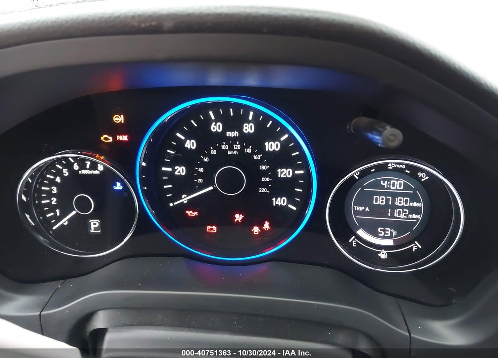 2019 HONDA HR-V LX VIN: 3CZRU6H34KG713361