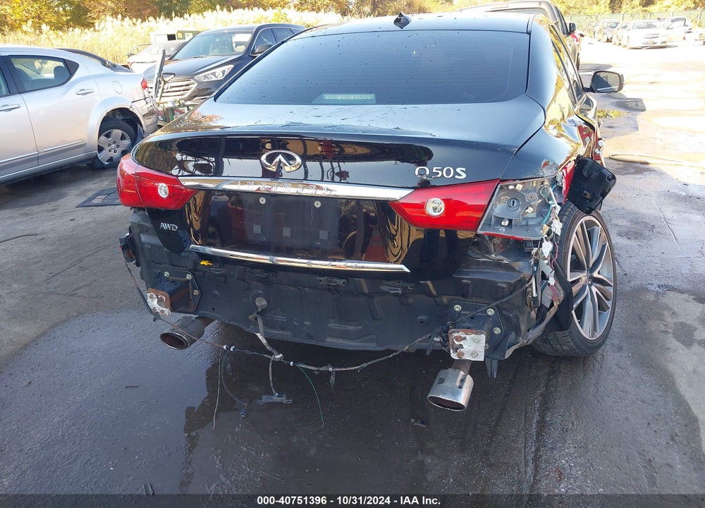 2014 INFINITI Q50 PREMIUM VIN: JN1BV7AR9EM707603