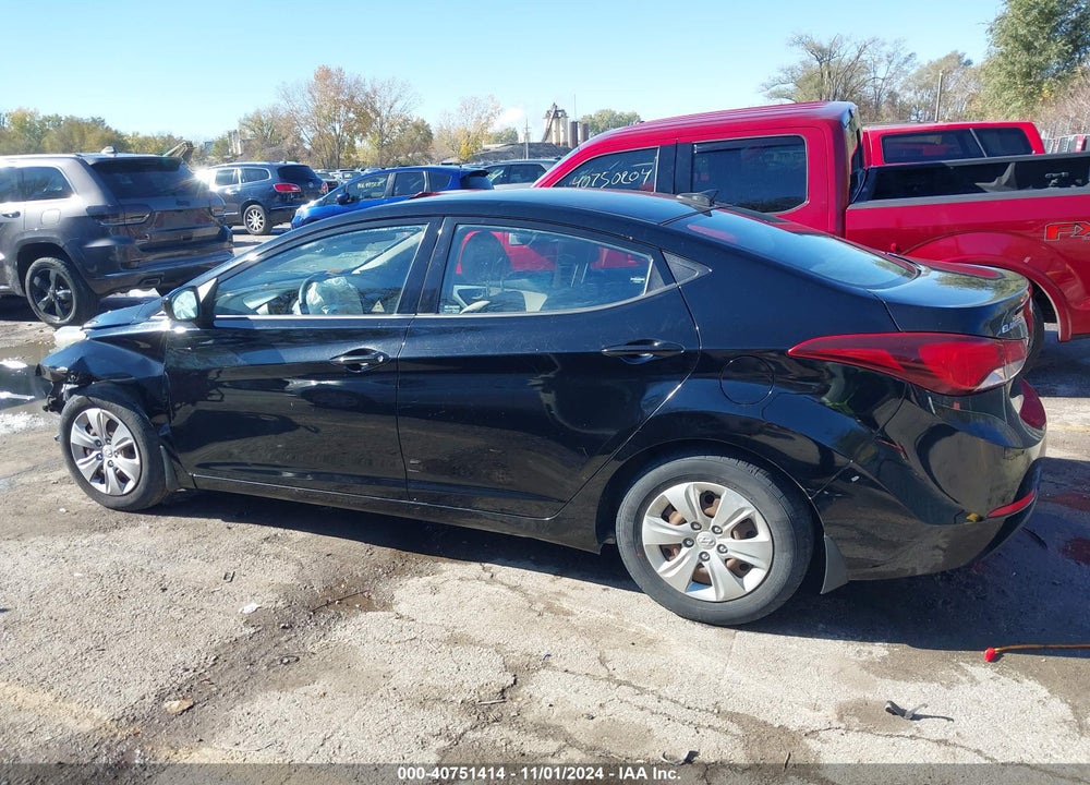 2016 HYUNDAI ELANTRA SE VIN: KMHDH4AEXGU646950