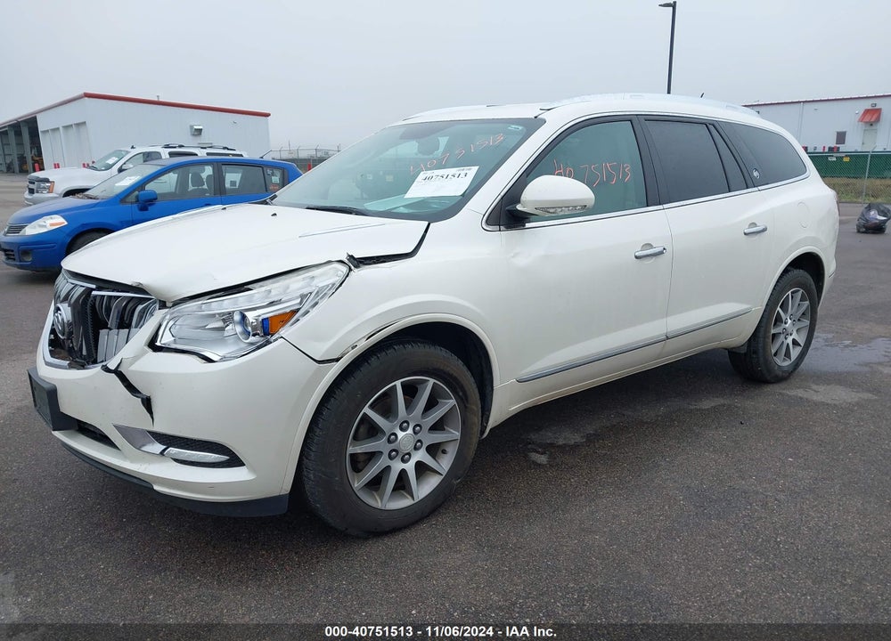 2014 BUICK ENCLAVE LEATHER VIN: 5GAKVBKD7EJ323292