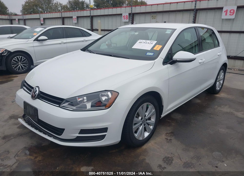 2015 VOLKSWAGEN GOLF TDI S 4-DOOR VIN: 3VWRA7AU3FM040669