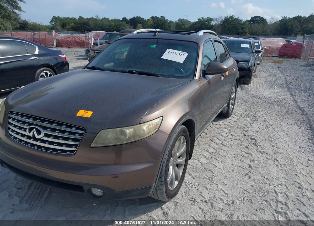 2004 INFINITI FX35 VIN: JNRAS08U74X106593