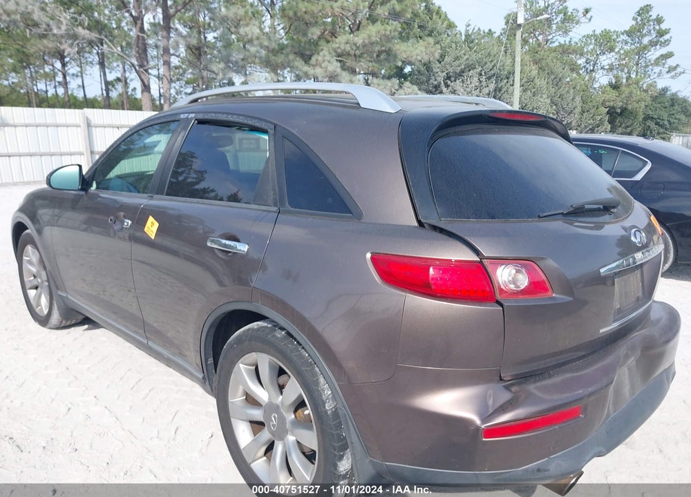 2004 INFINITI FX35 VIN: JNRAS08U74X106593