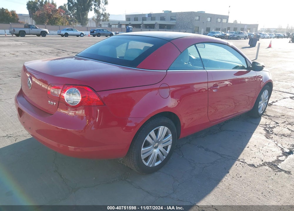 2010 VOLKSWAGEN EOS KOMFORT VIN: WVWBA7AHXAV018027