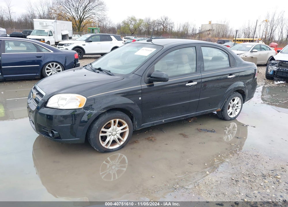 2009 CHEVROLET AVEO LT VIN: KL1TG56E79B342725