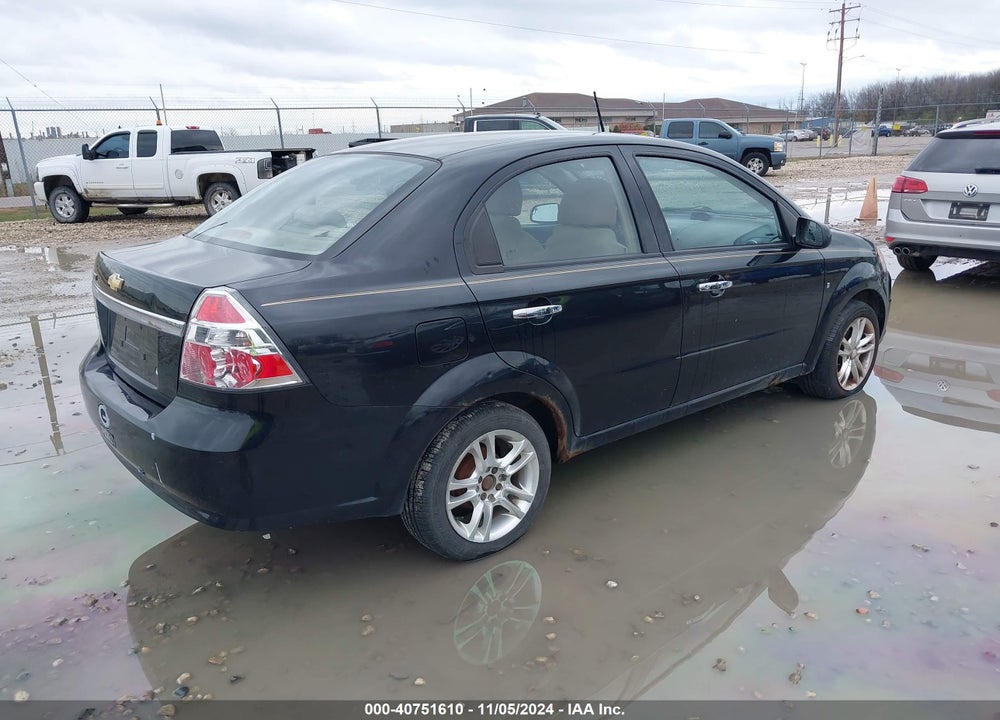 2009 CHEVROLET AVEO LT VIN: KL1TG56E79B342725