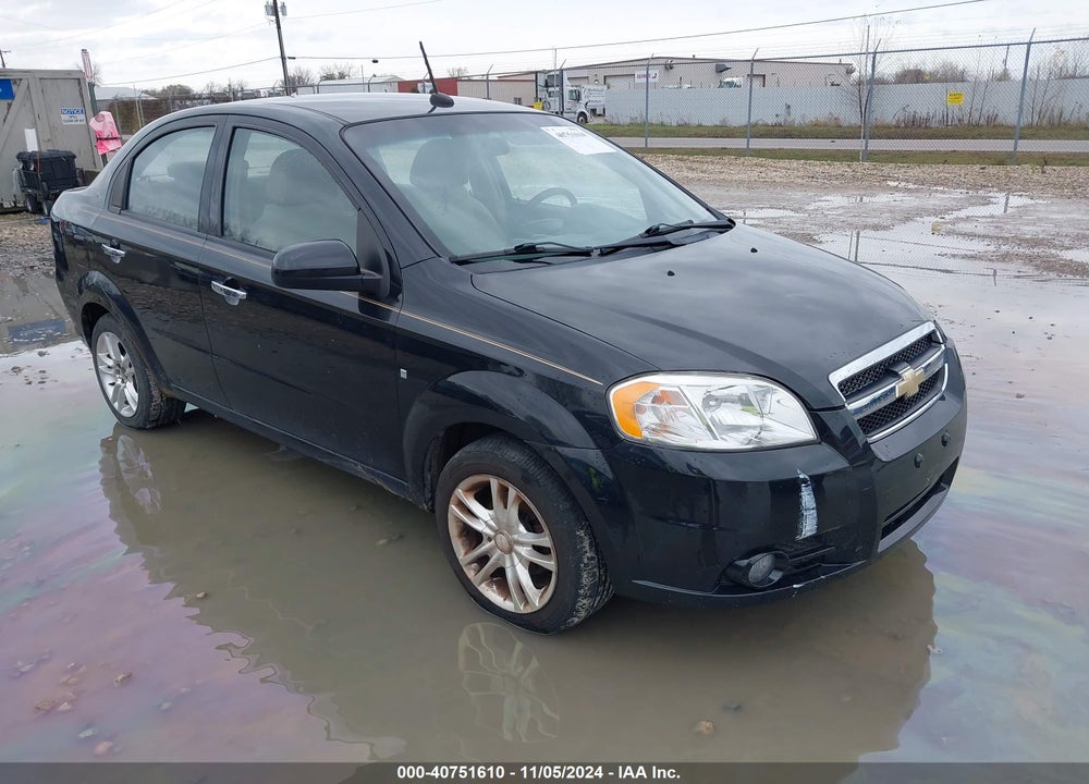 2009 CHEVROLET AVEO LT VIN: KL1TG56E79B342725