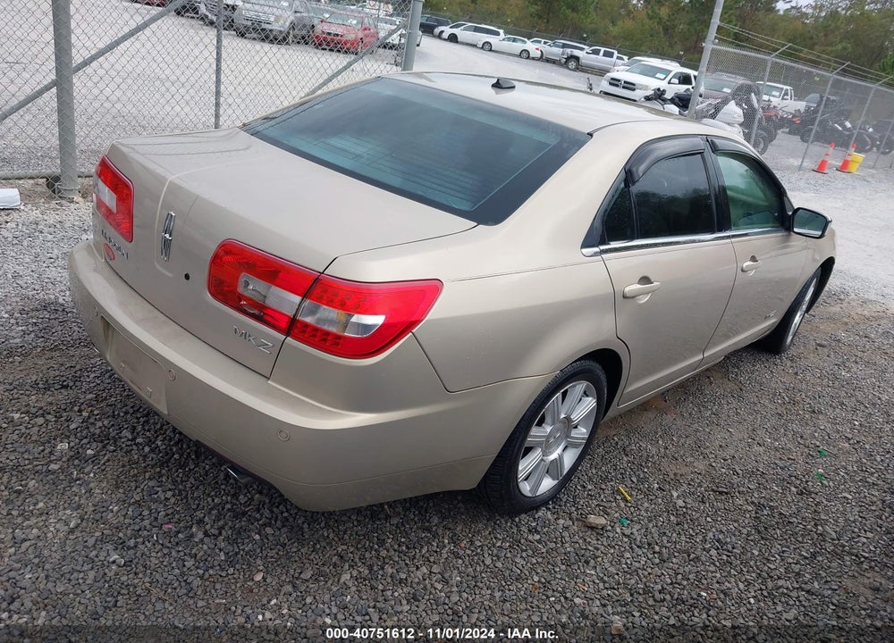 2008 LINCOLN MKZ VIN: 3LNHM26T68R662144