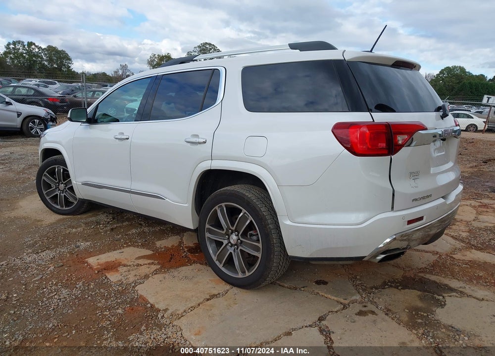 2018 GMC ACADIA DENALI VIN: 1GKKNXLS6JZ216615