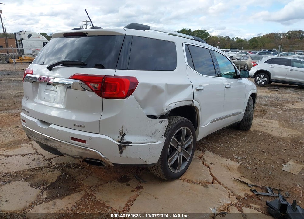 2018 GMC ACADIA DENALI VIN: 1GKKNXLS6JZ216615