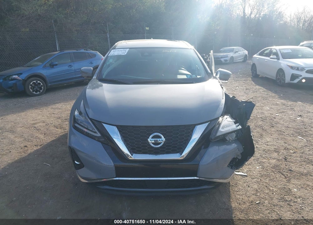 2022 NISSAN MURANO SL INTELLIGENT AWD VIN: 5N1AZ2CS1NC106817