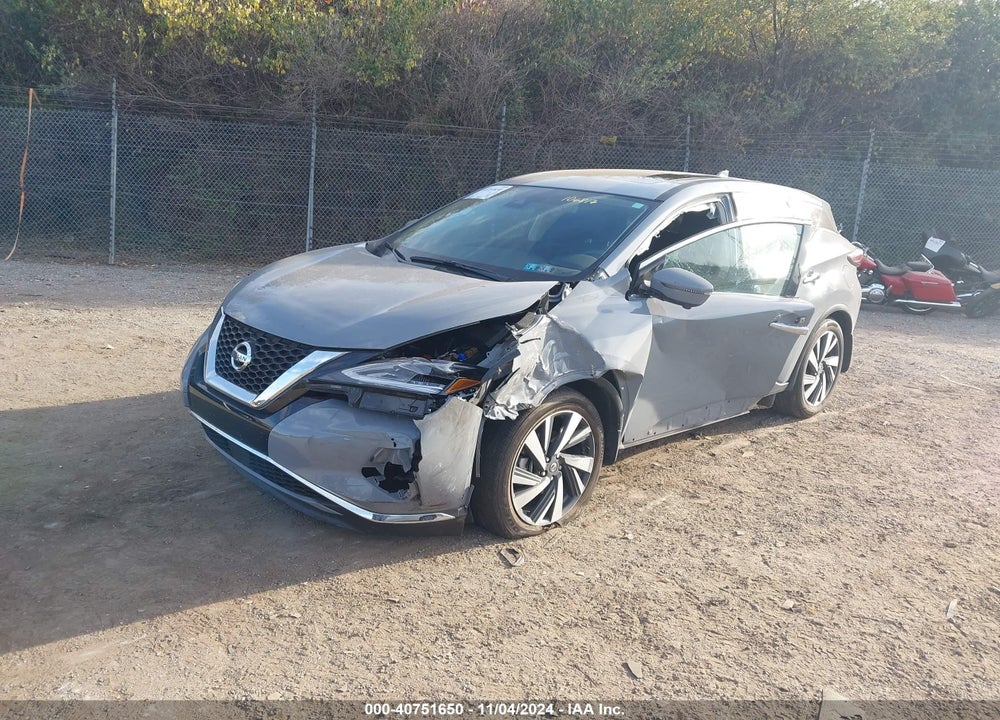 2022 NISSAN MURANO SL INTELLIGENT AWD VIN: 5N1AZ2CS1NC106817