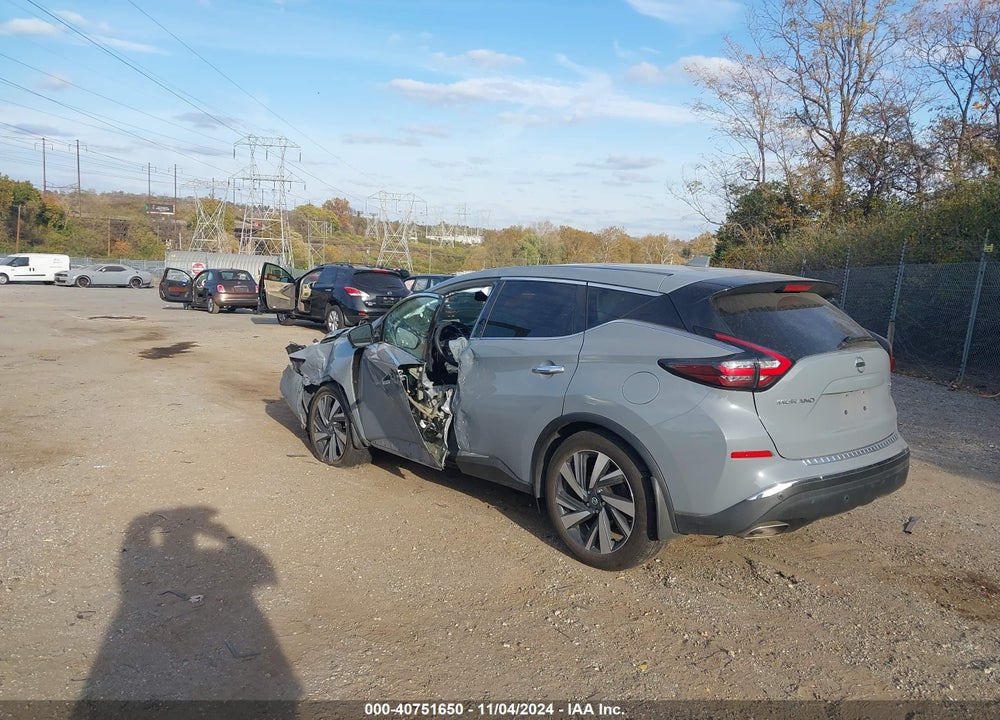 2022 NISSAN MURANO SL INTELLIGENT AWD VIN: 5N1AZ2CS1NC106817