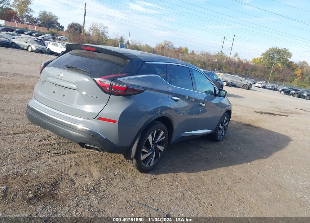 2022 NISSAN MURANO SL INTELLIGENT AWD VIN: 5N1AZ2CS1NC106817