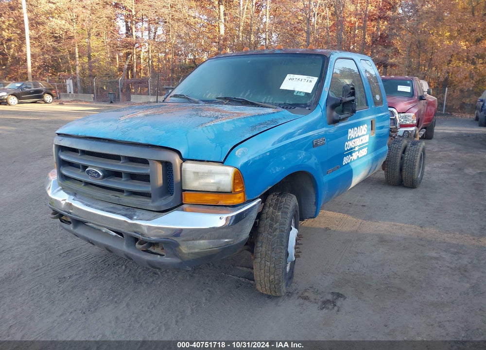 1999 FORD F-350 CHASSIS LARIAT/XL/XLT VIN: 1FDWX37F5XEF03842