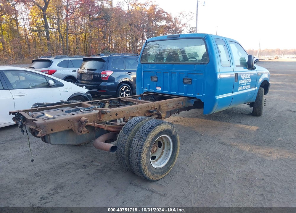 1999 FORD F-350 CHASSIS LARIAT/XL/XLT VIN: 1FDWX37F5XEF03842