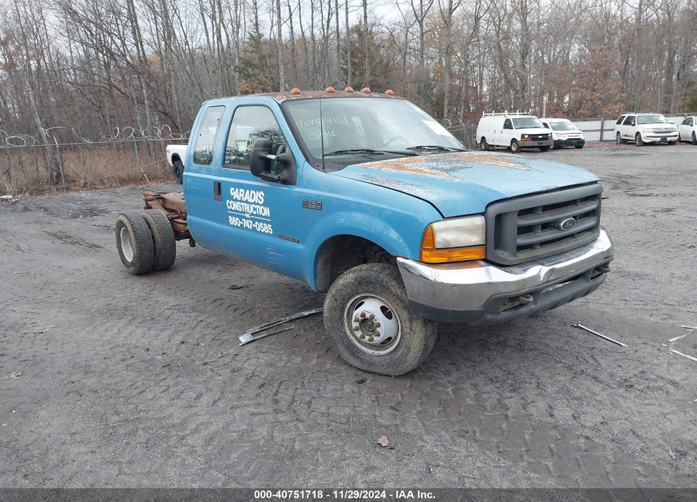 1999 FORD F-350 CHASSIS LARIAT/XL/XLT VIN: 1FDWX37F5XEF03842