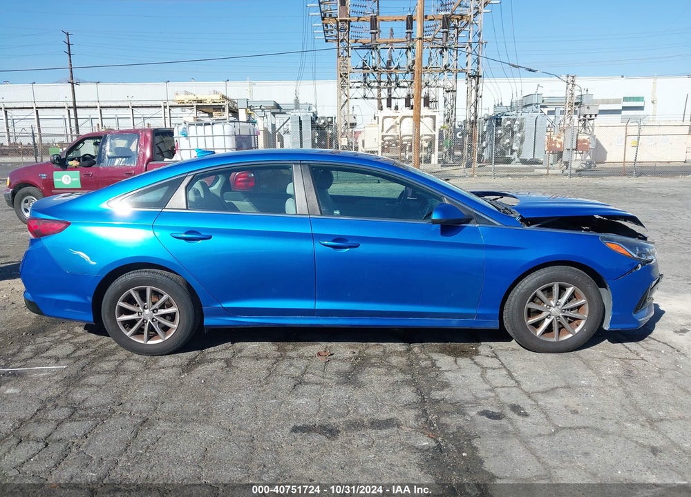 2018 HYUNDAI SONATA SE VIN: 5NPE24AFXJH608512