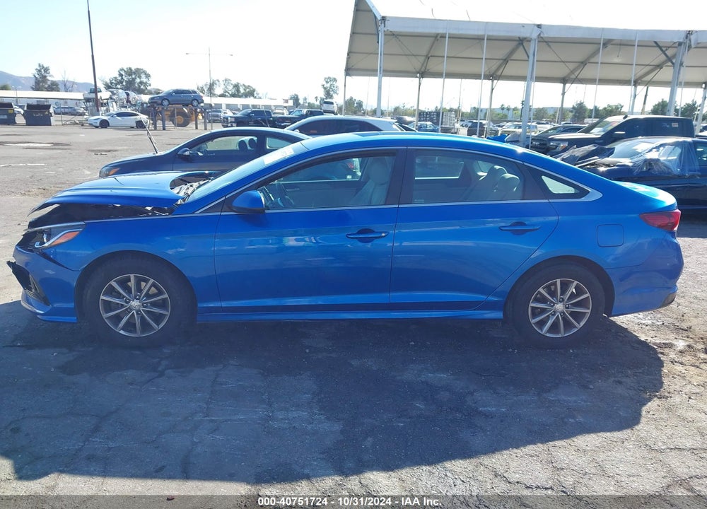2018 HYUNDAI SONATA SE VIN: 5NPE24AFXJH608512