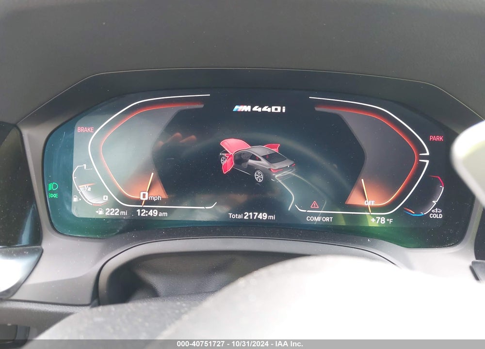 2022 BMW M440I VIN: WBA83AP09NCH65882