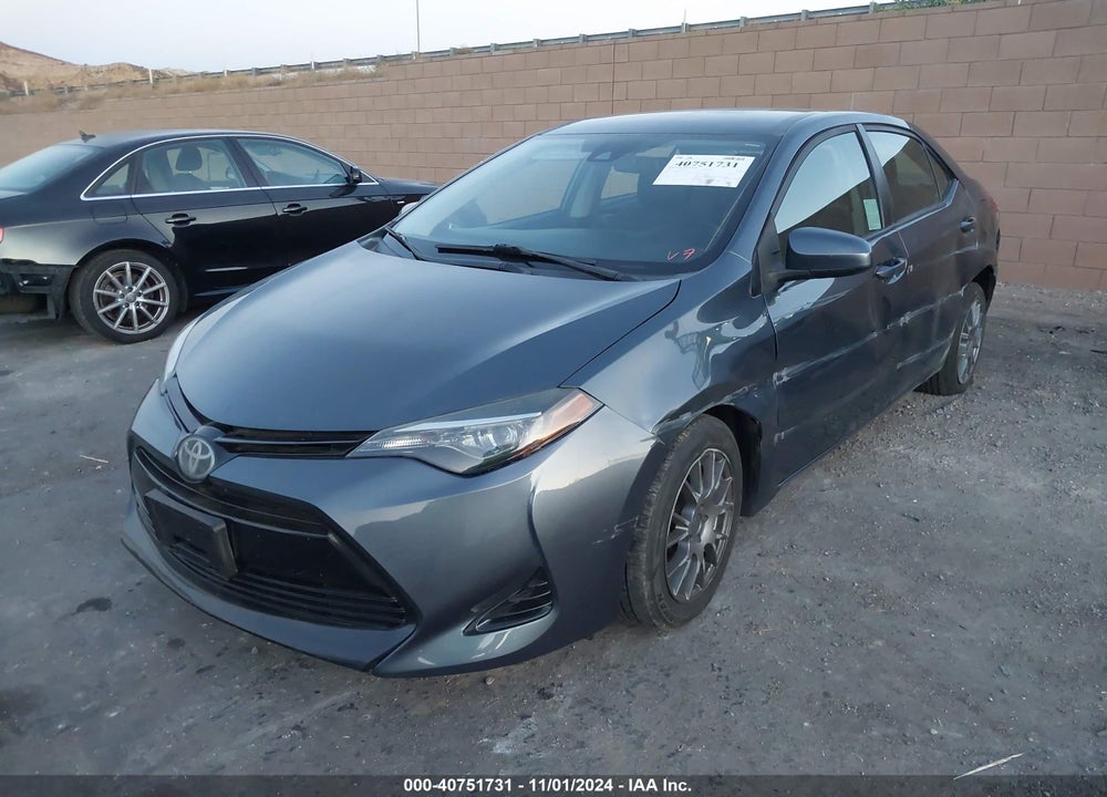 2018 TOYOTA COROLLA LE VIN: 2T1BURHE6JC100614