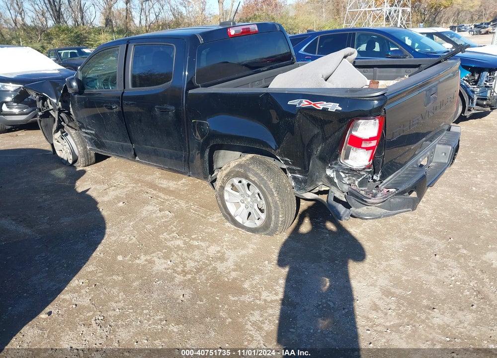 2021 CHEVROLET COLORADO 2WD SHORT BOX LT VIN: 1GCGSCEN6M1134302