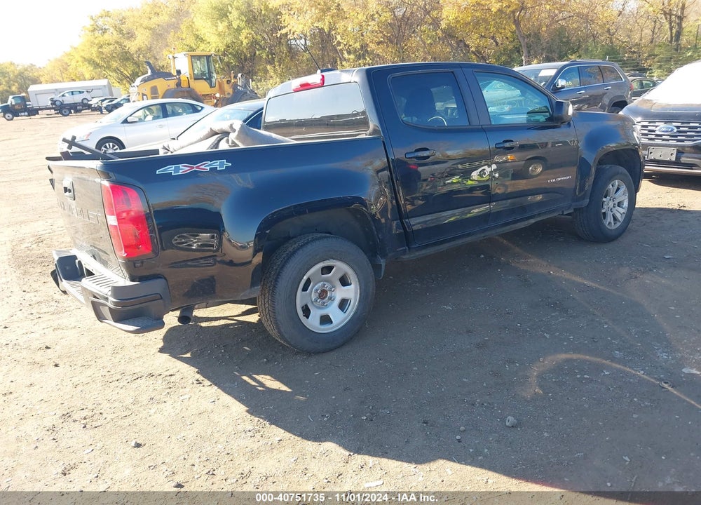 2021 CHEVROLET COLORADO 2WD SHORT BOX LT VIN: 1GCGSCEN6M1134302