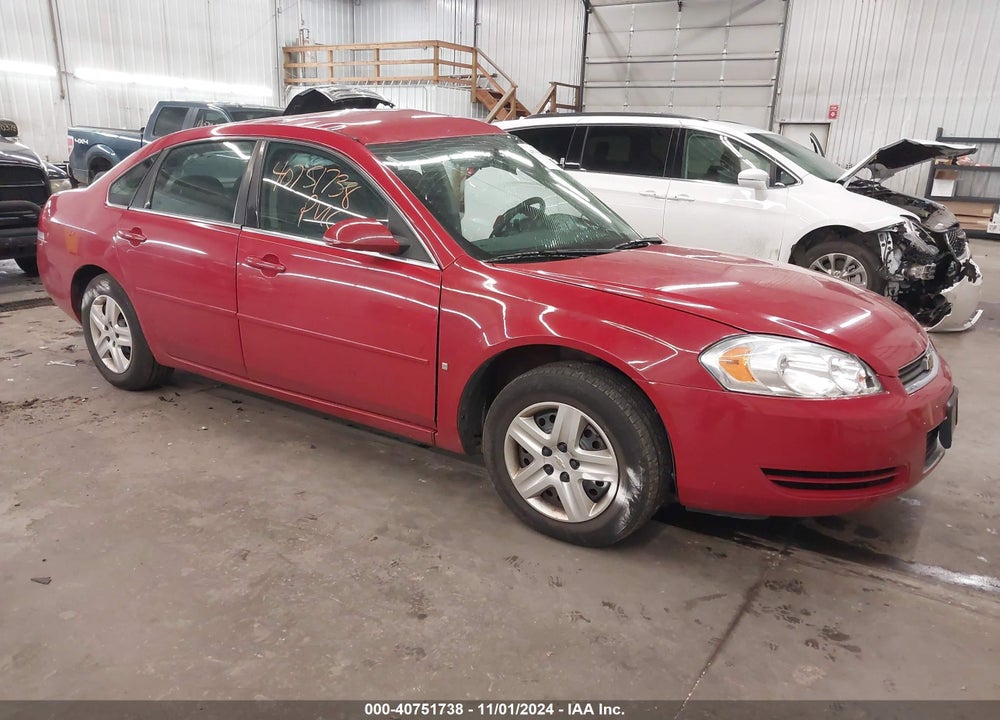 2008 CHEVROLET IMPALA LS VIN: 2G1WB58N089176963