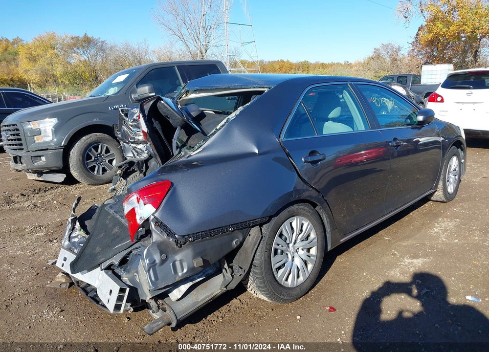 2012 TOYOTA CAMRY LE VIN: 4T4BF1FK9CR271644
